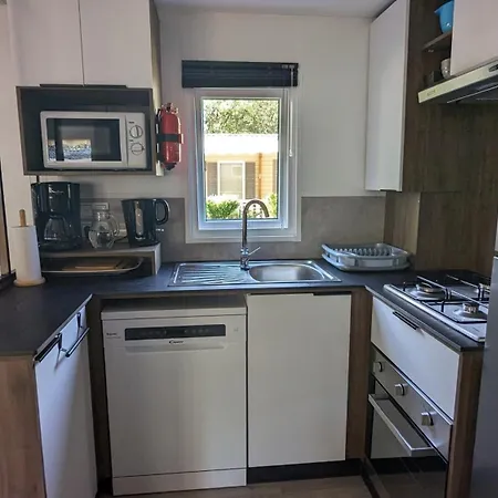 Mobil-home 40m2 Au Calme, Plage, Piscine, Foret Campsite *